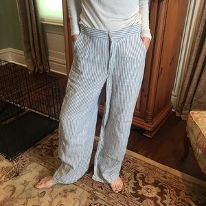 Tahari linen pants